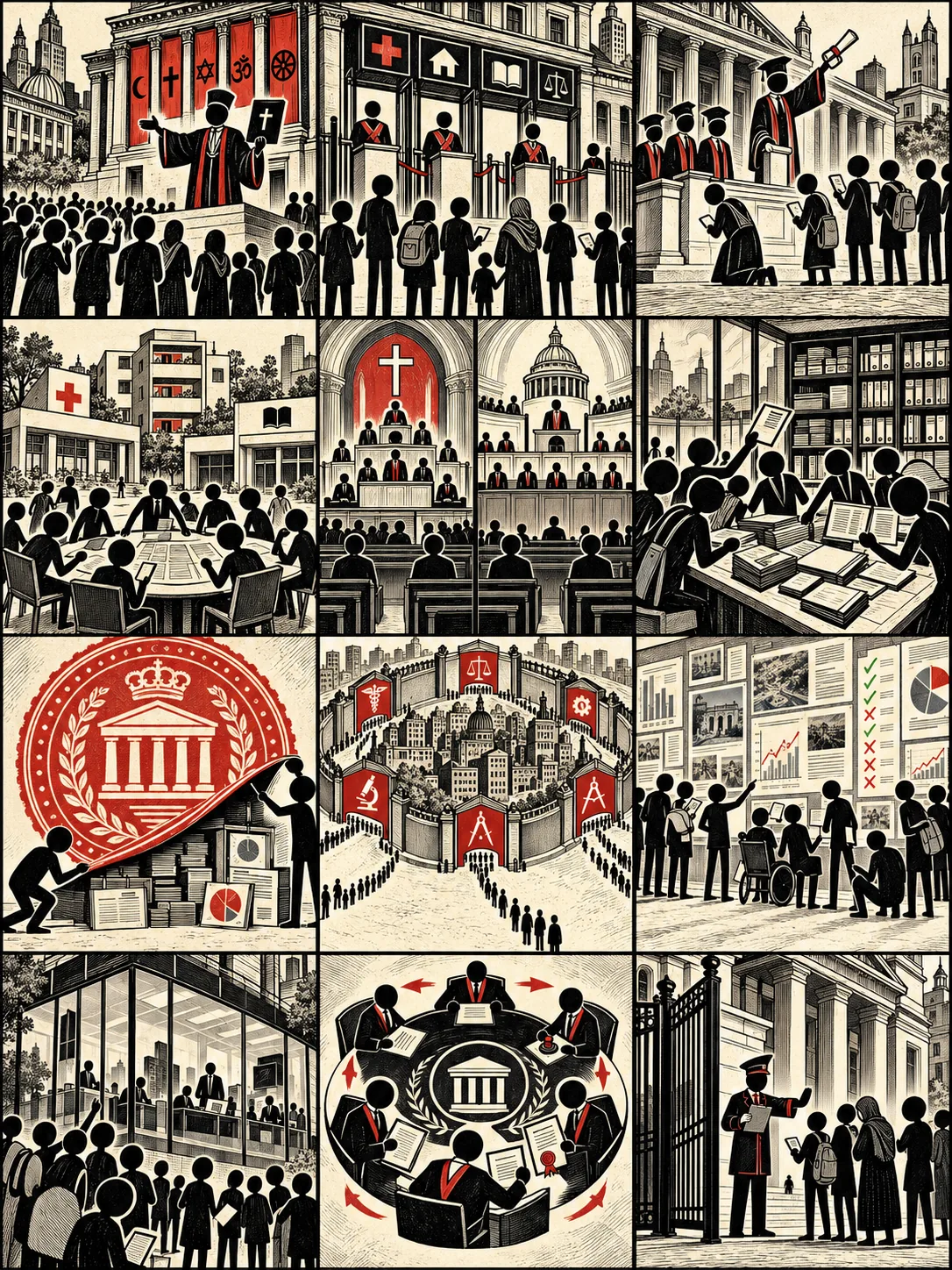 Contact sheet: Authority and gatekeeping